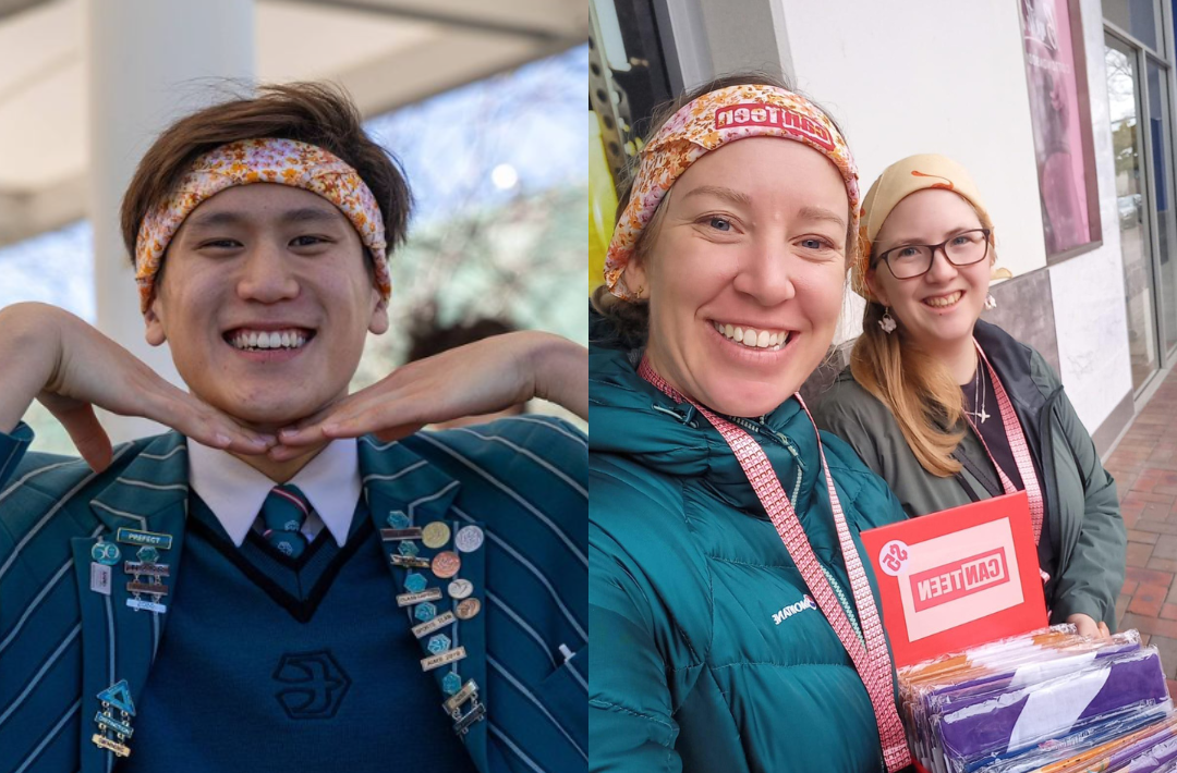 Canteen fundraisers taking part in Bandanna Day 2024