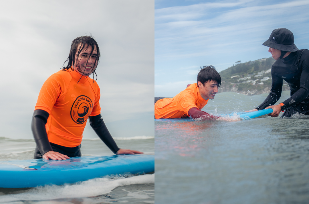 Rangatahi at the Six-Week Waipuna Surf Series