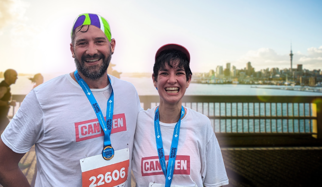 Canteen runners fundraising at Auckland Marathon 2024