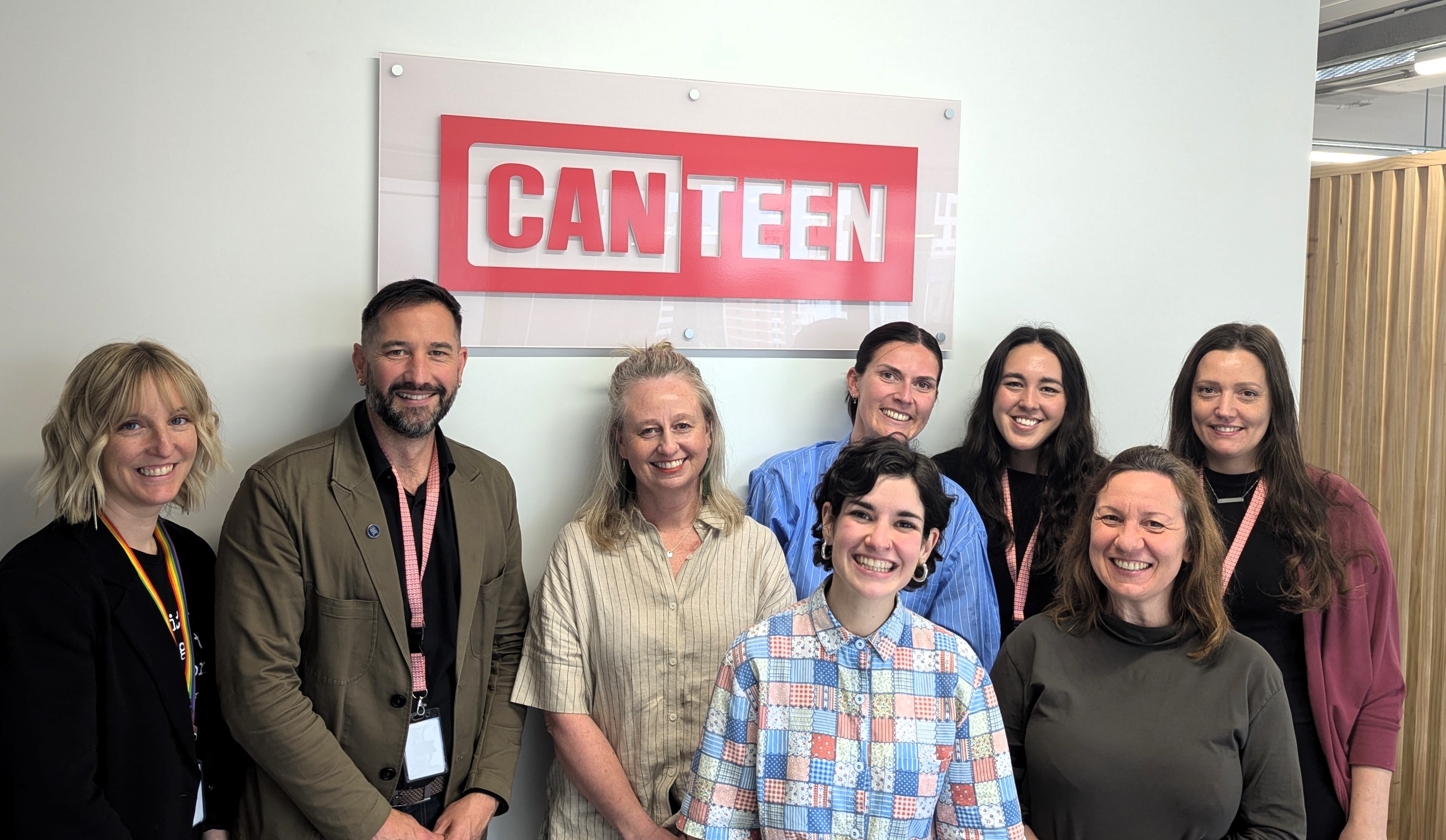 Canteen team in the new Canteen North Hub office